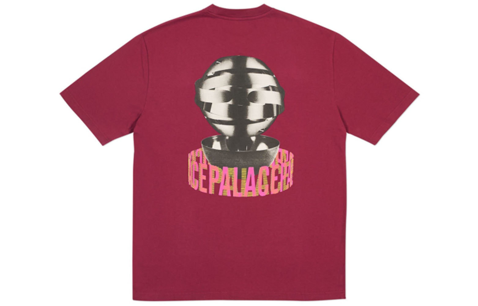 PALACE Metal Heads T-Shirt Cherry Red Short Sleeve P18FW176