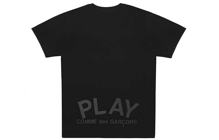 (WMNS) COMME des GARCONS PLAY Double Hearts T-Shirt 'Black' AZ-T193-051-1