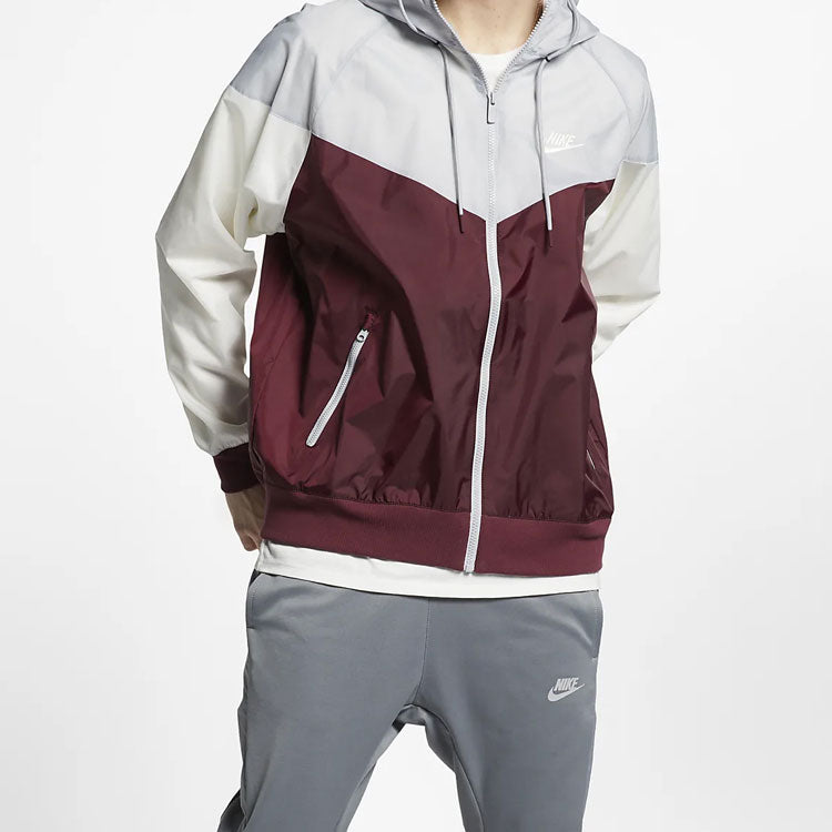 Nike DIWWear HE Windrunner Hoody Jacket Red Wine red AR2192-681