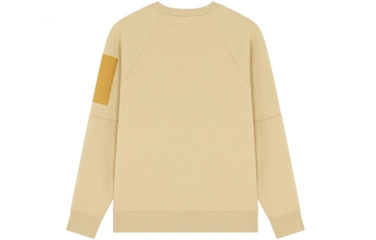 New Balance Men's New Balance Logo Printing Round Neck Pullover Yellow AMT21359-MS
