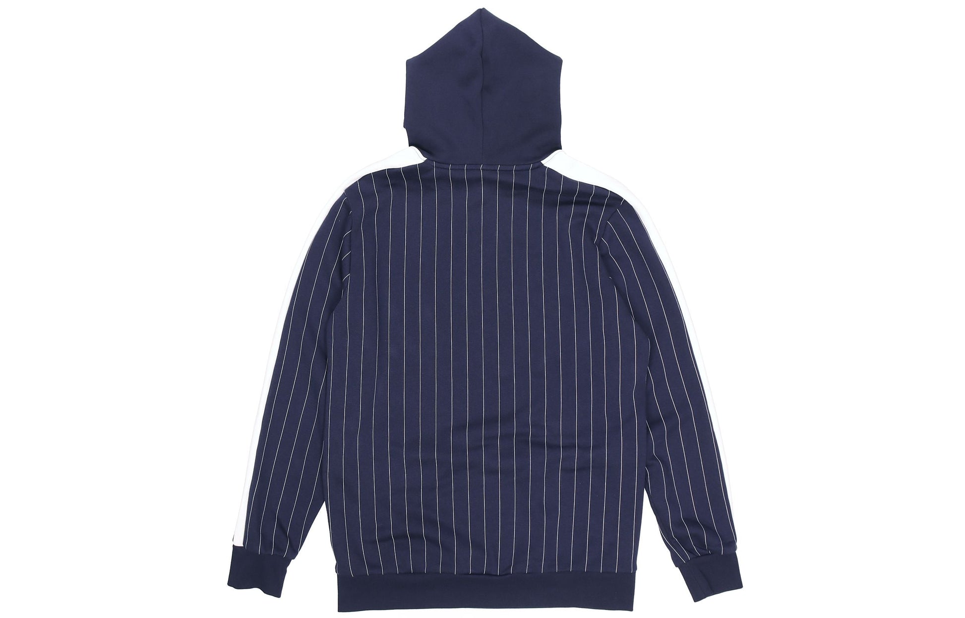 PUMA Pinstripe Hooded Pullover Fleece Men Blue 530179-06