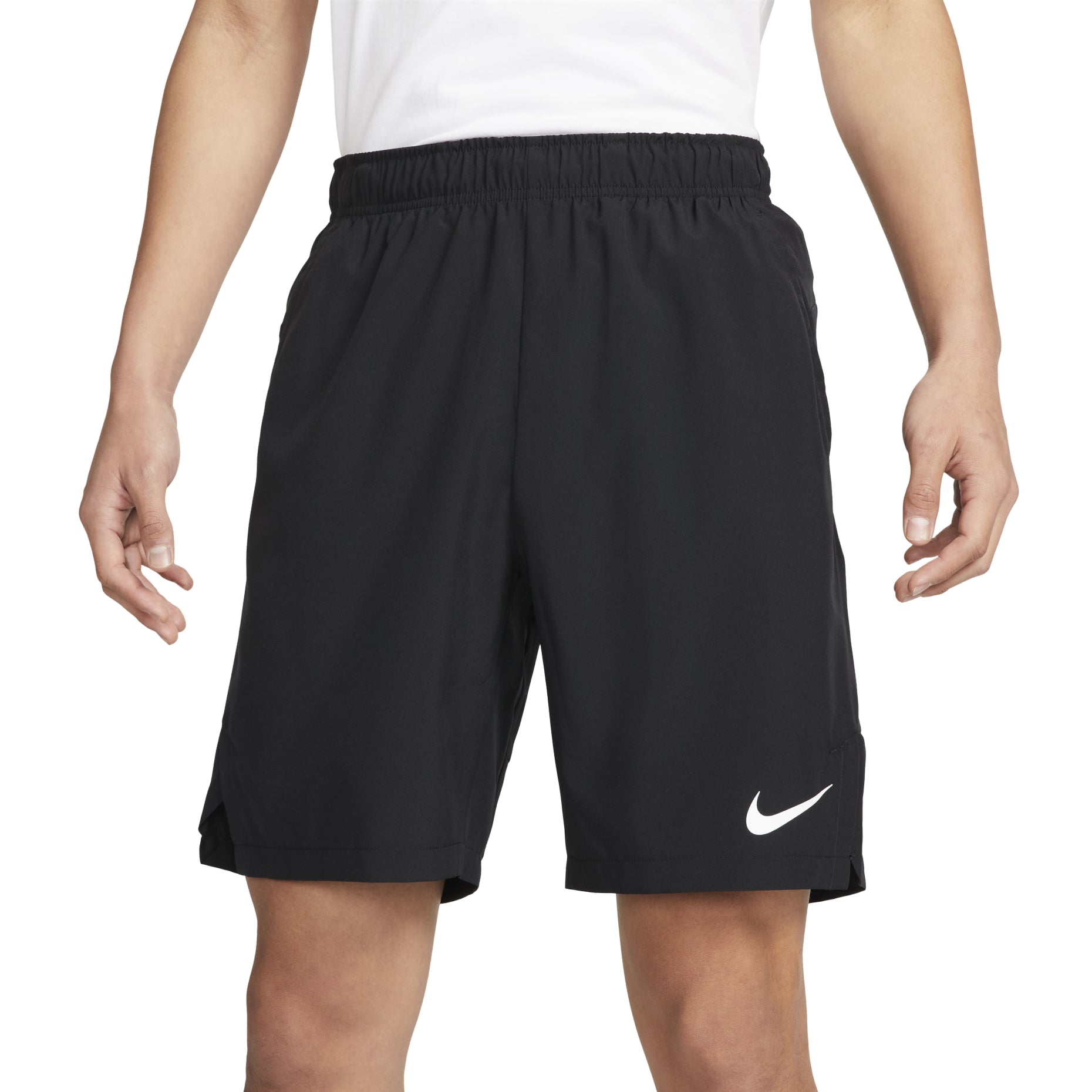 Nike Dri-FIT 9 Solid Color Woven Training Sports Shorts Black DM6618-010