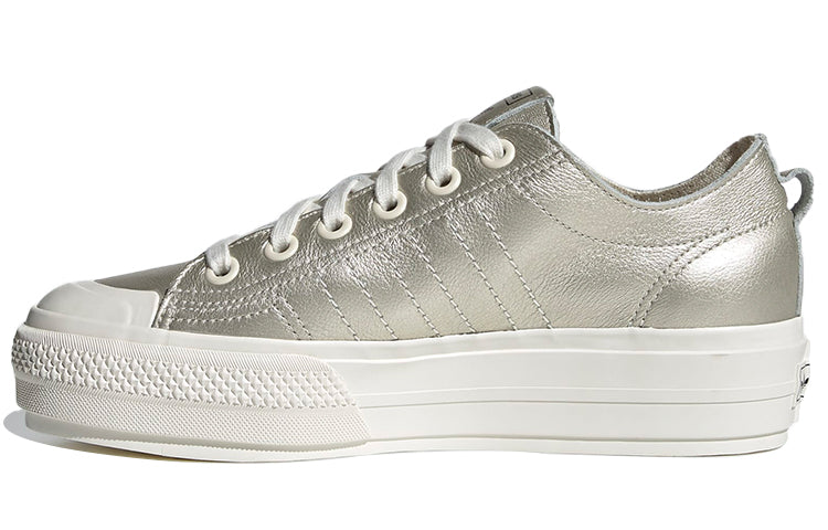 (WMNS) adidas Nizza Rf Platform 'White Gold' G55913
