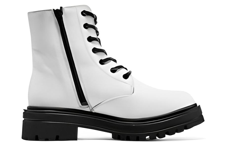 (WMNS) Skechers Modern Comfort Winter 'White Black'  167557-WHT