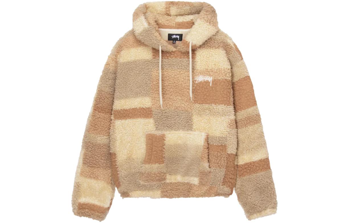Stussy Bronson Sherpa Hoodie 'Tan' 118519