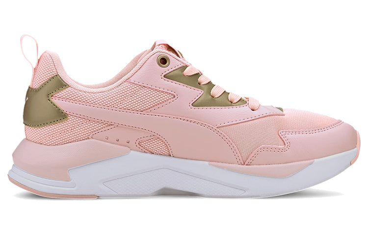 (WMNS) PUMA X-Ray Lite Metallic Low Running Shoes Pink/Gold 374737-02