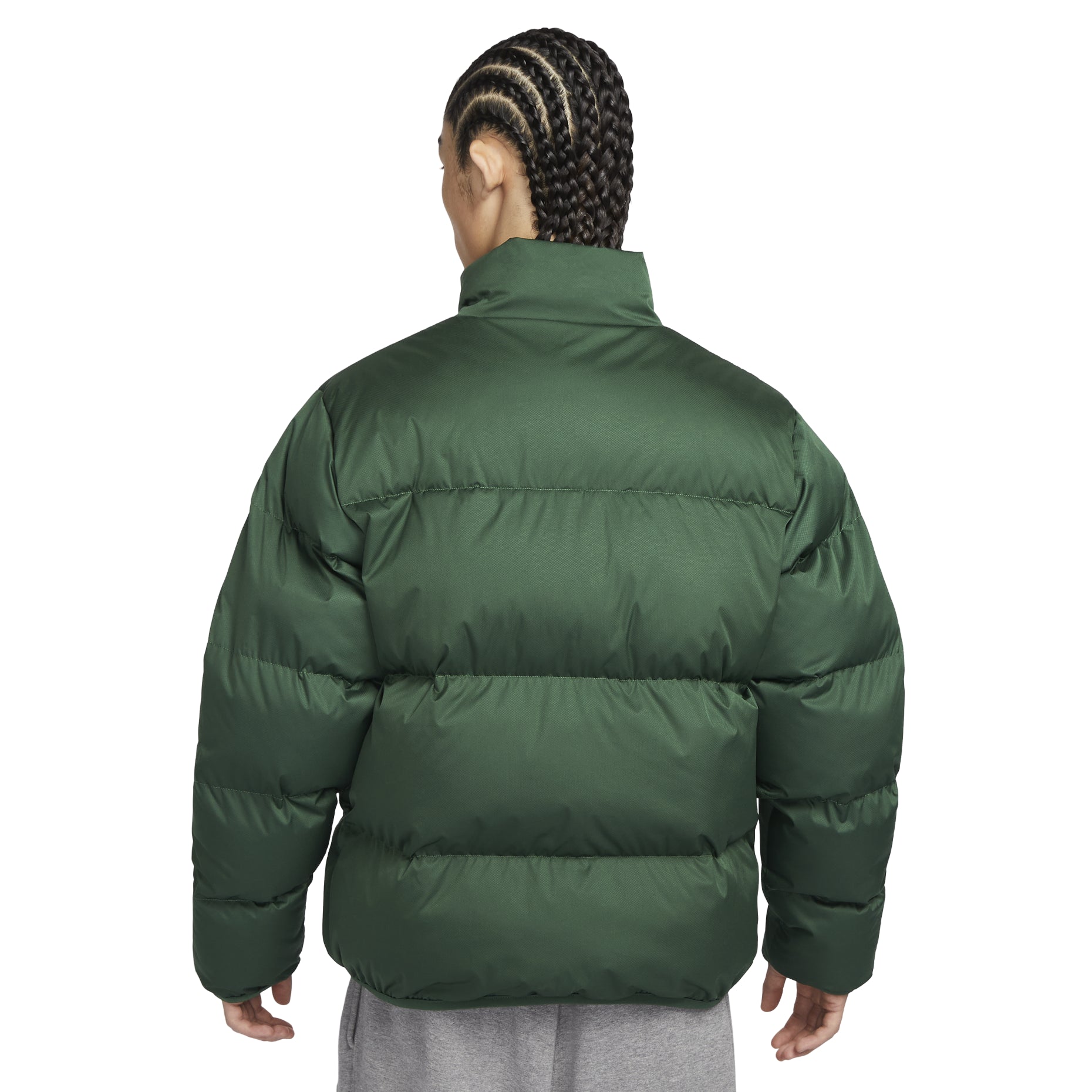 Nike Sportswear Club Puffer Jacket Asia Sizing 'Green' FB7369-323