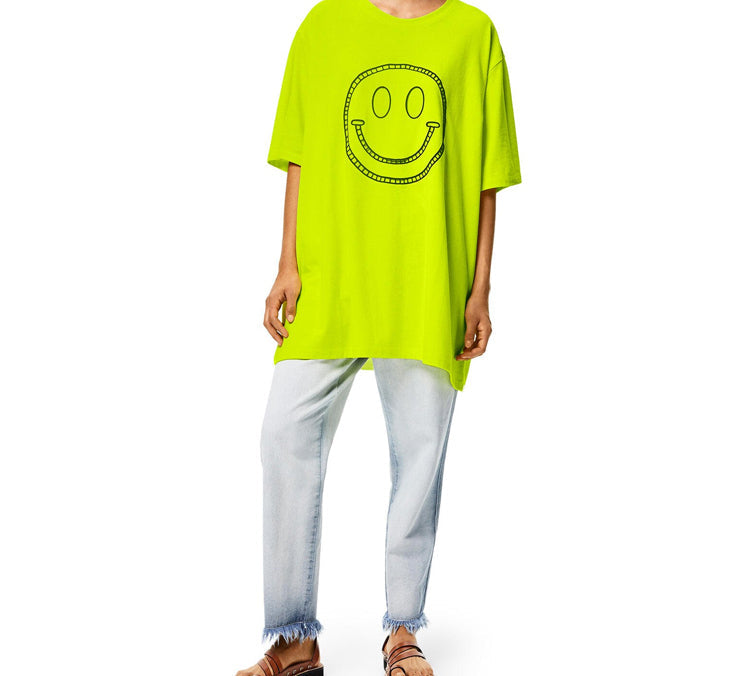 LOEWE Unisex Smiley Printing Yellow S616341X65-8147