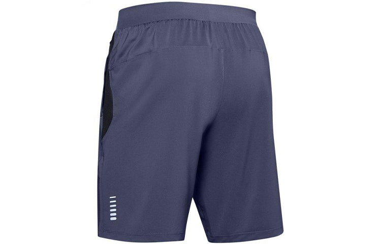 Under Armour Qualifier Speedpocket Linerless 9 inch Shorts 'Navy' 1350889-497