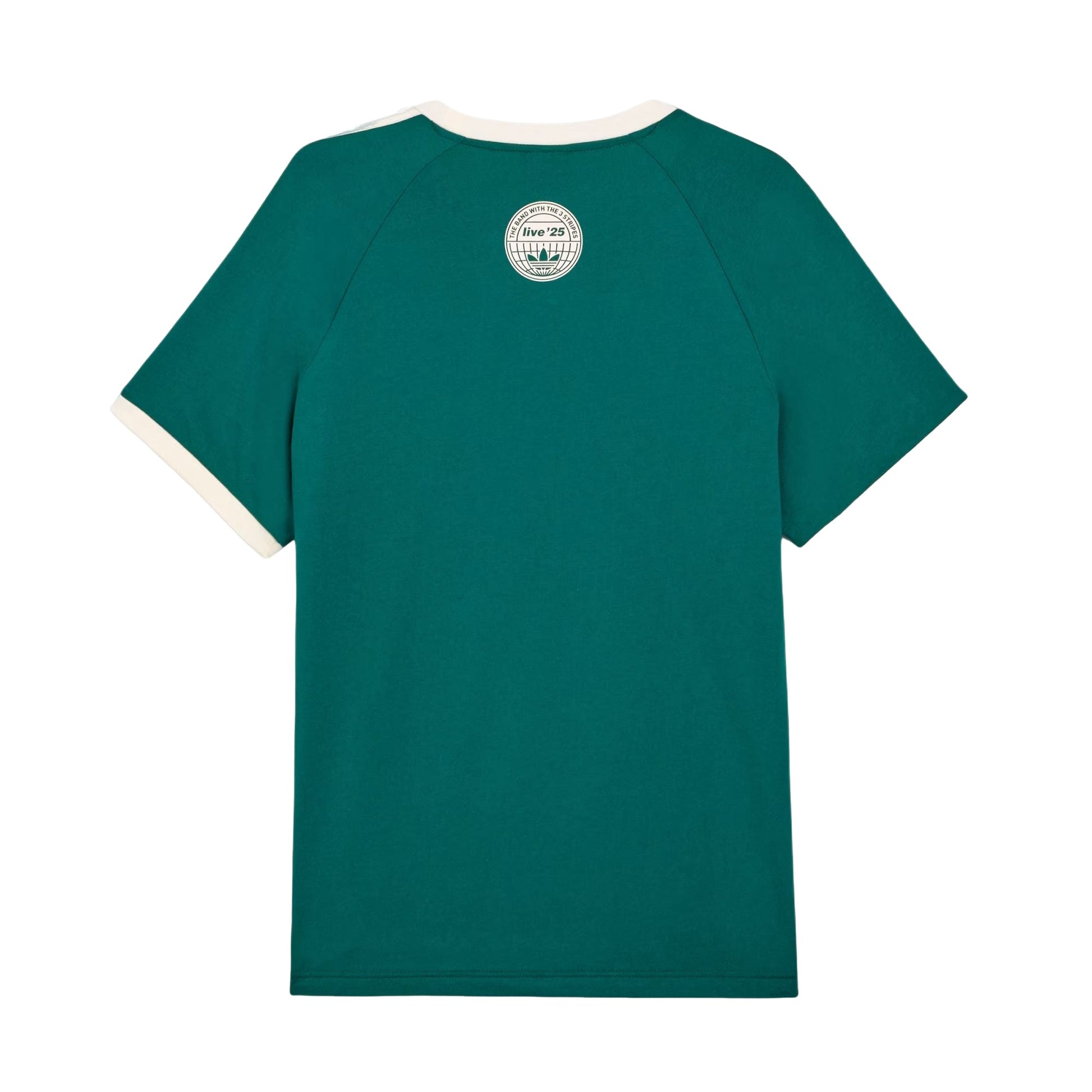 adidas Tour Three Stripe T-Shirt 'Collegiate Green Cream White' KW6283