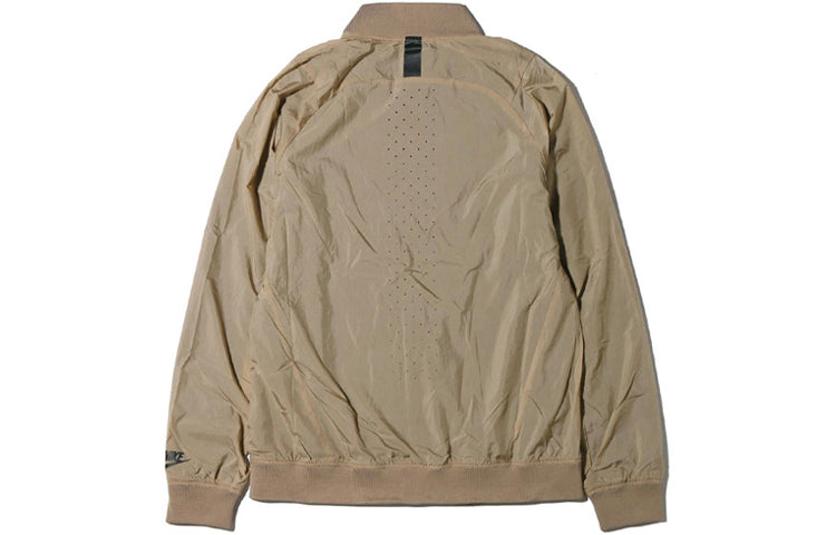 Nike Casual Breathable Sports baseball uniform Jacket Khaki 832191-235