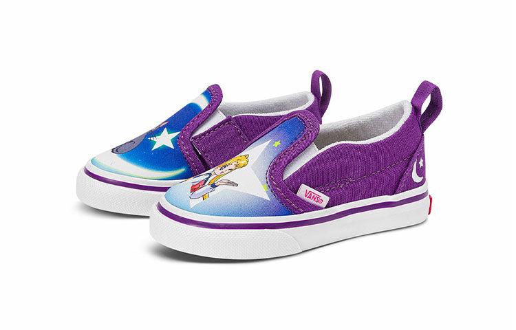 Vans Sailor Moon x Slip-On V Toddler 'Pretty Guardian - Blue Purple' VN0A5EFK5RH