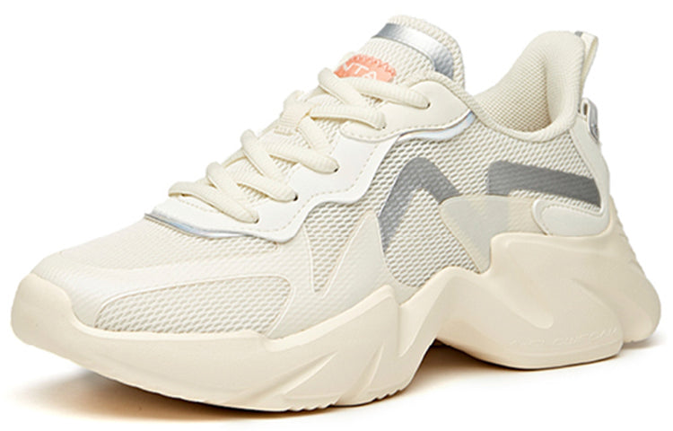 (WMNS) ANTA Running Series Sneakers 'Ivory Grey' 922035583-1