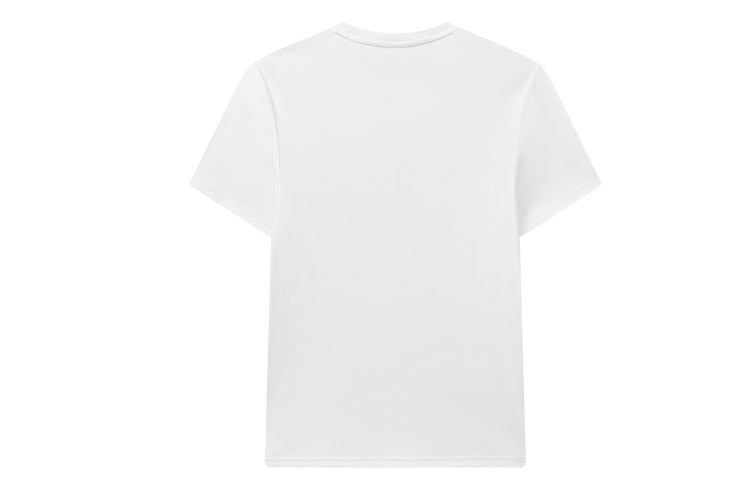 FILA Geometry Numeric Subject Printing Short Sleeve White F11M038110F-WT