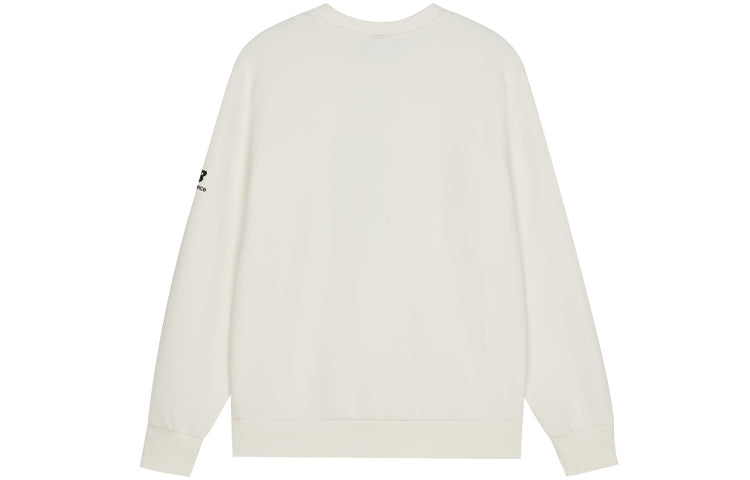 New Balance Alphabet Printing Sweatshirt Asia Sizing 'White' AMT13366-IV