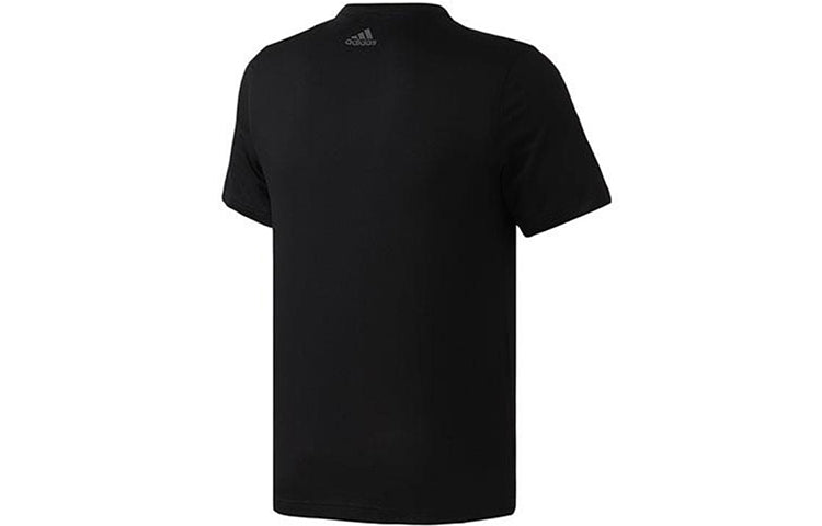 adidas Must Haves Pocket Graphic Tee 'Black' DV3097