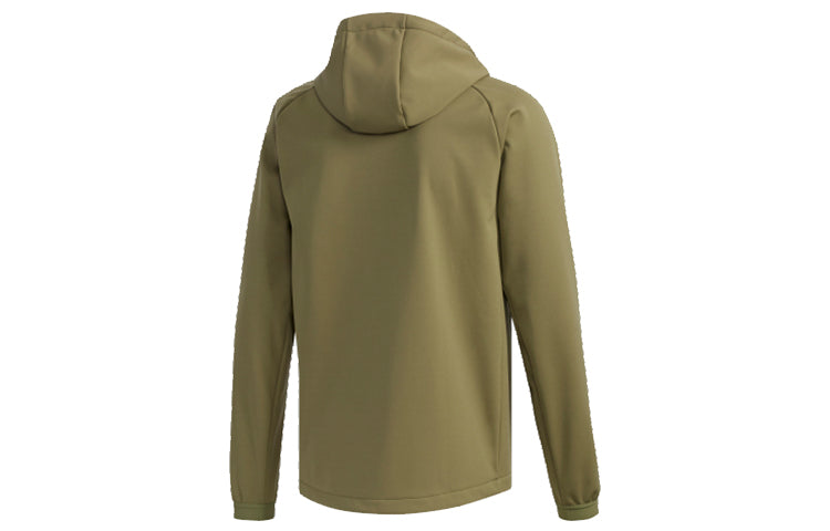 adidas Casual Sports Hooded Jacket Khaki Brown EH3946