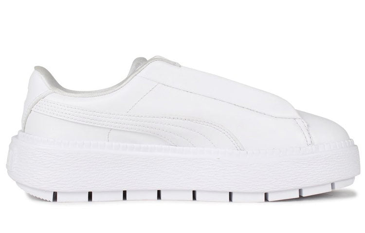 PUMA Basket Platform Tracing Light Sneakers White 382871-02
