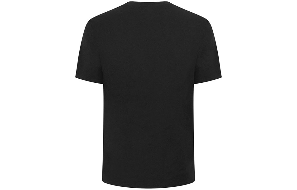Men's KENZO FW20 Logo Micro Mark Round Neck Short Sleeve Black T-Shirt FA65TS0014SJ-99