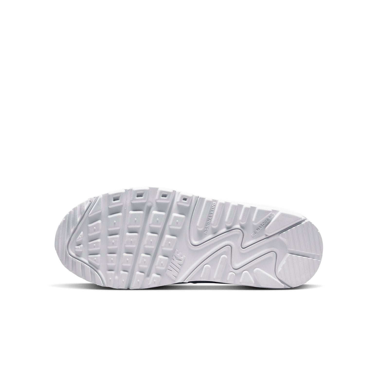 (GS) Nike Air Max 90 Leather 'White' CD6864-100