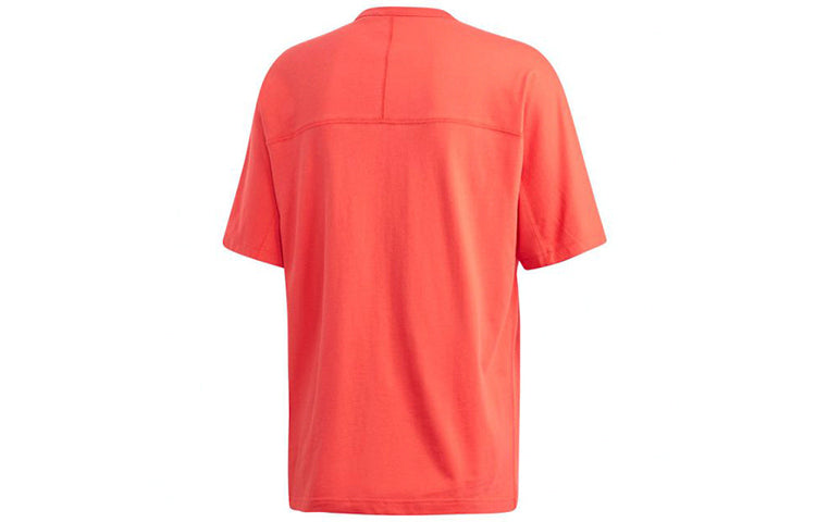 adidas originals Logo Sports Short Sleeve Red FM2221
