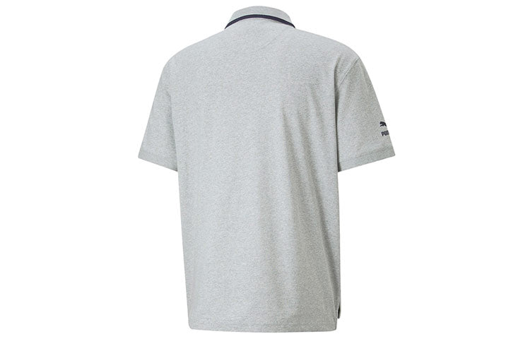 PUMA Team Polo Tee 'Grey' 536945-04
