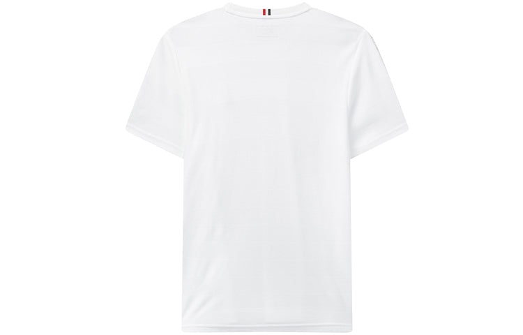 FILA Stripe Contrasting Colors Athleisure Casual Sports White F11M021109F-WT