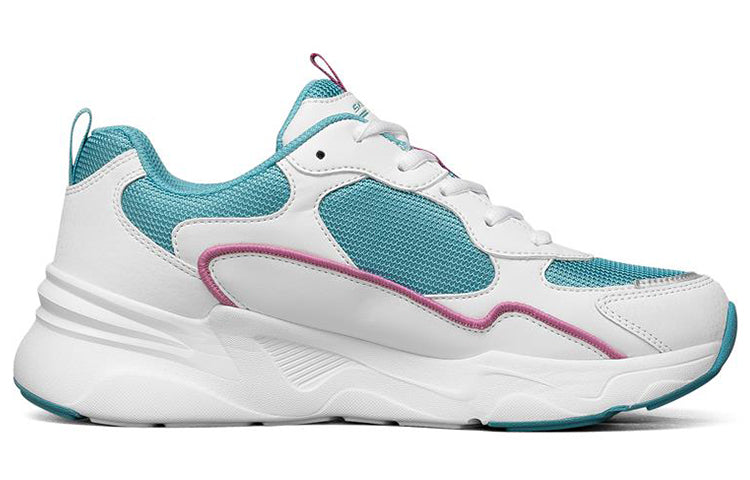 (WMNS) Skechers Bob's Bamina Low-Top White/Blue 117041-WBPK