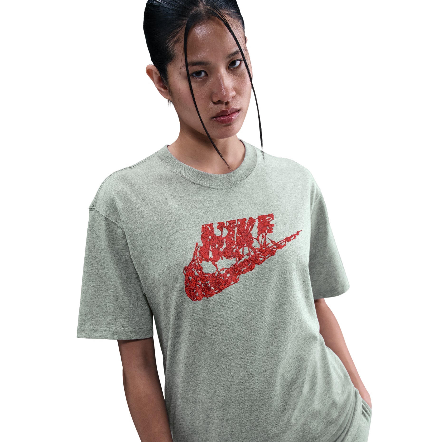 Nike x Stranger Things T-Shirt 'Grey' IB8068-063