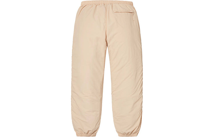 Supreme FW18 Warm Up Pant Light Tan Zipper Small Pants Unisex Beige SUP-FW18-769