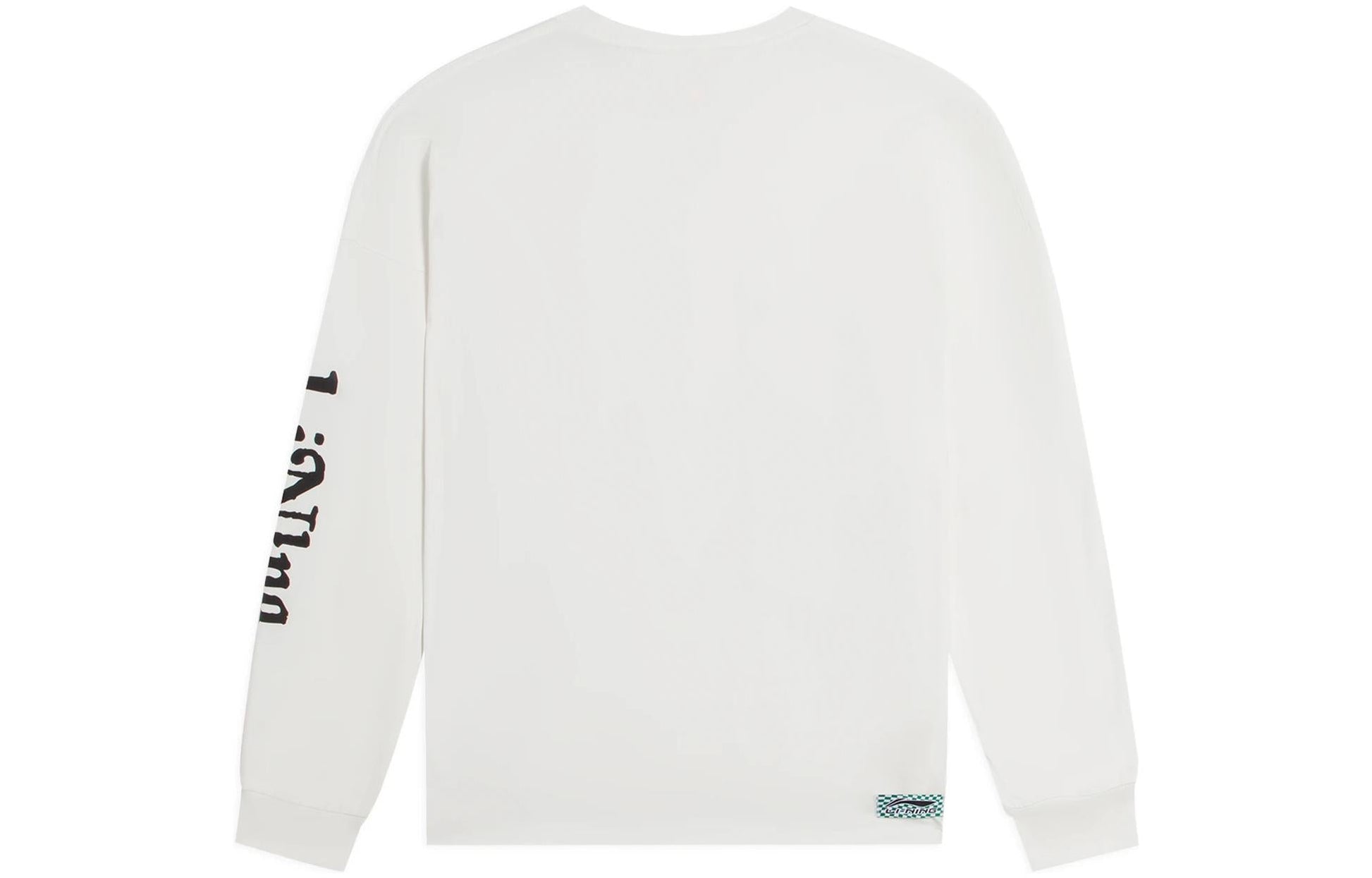 Li-Ning x Rooovie Graphic Long Sleeve T-shirt 'White' AHSSB19-1