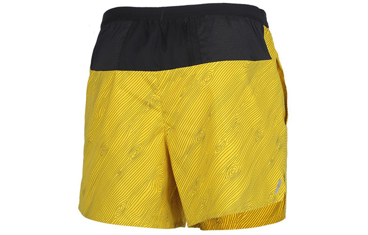 Nike Flex Stride 5 Trail Dri-FIT Pattern Running Shorts Black Yellow Blackyellow CQ7950-735