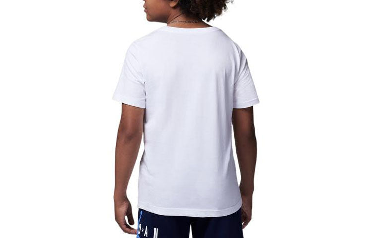 (PS) Air Jordan Ksa Shoe School Graphic T-Shirt 'White' FB1617-100