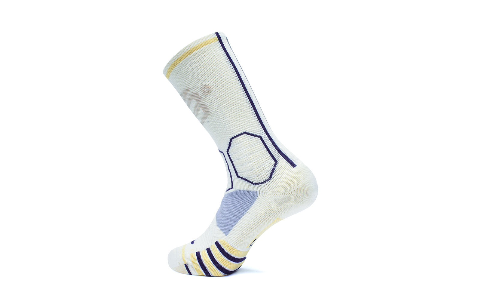 Li-Ning BadFive Basketball Mid Cut Socks 'Beige' AWLT053-6