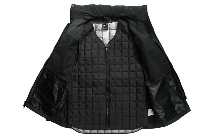 Nike Tech Pack Synthetic-Fill Removable 2-In-1 Blazer Jacket For Men Black AT4571-060