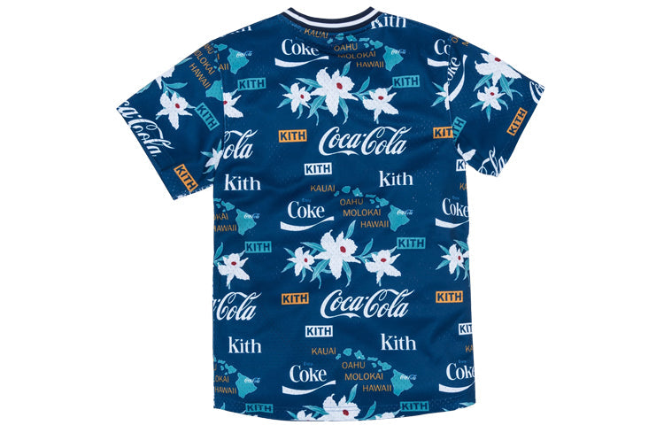 KITH x Coca-Cola x Mitchell & Ness BP Hawaii Jersey Tee KH-003