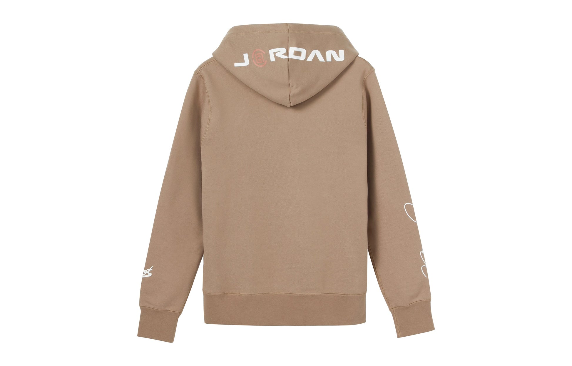 Air Jordan x CLOT Crossover Logo Printing Sports Pullover Asia Edition Brown AR8396-213