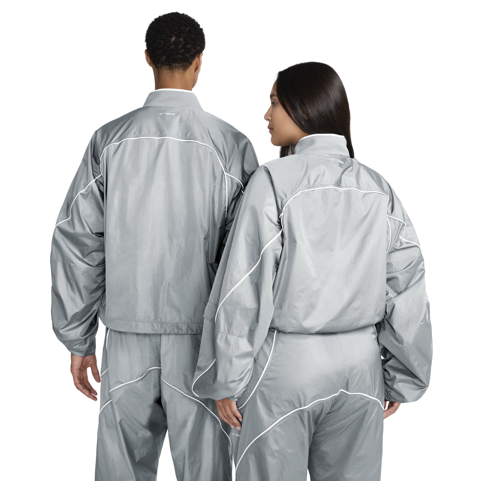 Nike x Jacquemus Track Jacket Asia Sizing 'Silver' FV5698-073