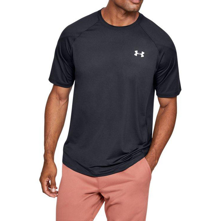 Men's Under Armour Recover Pattern Training Short Sleeve Black 1351569-001