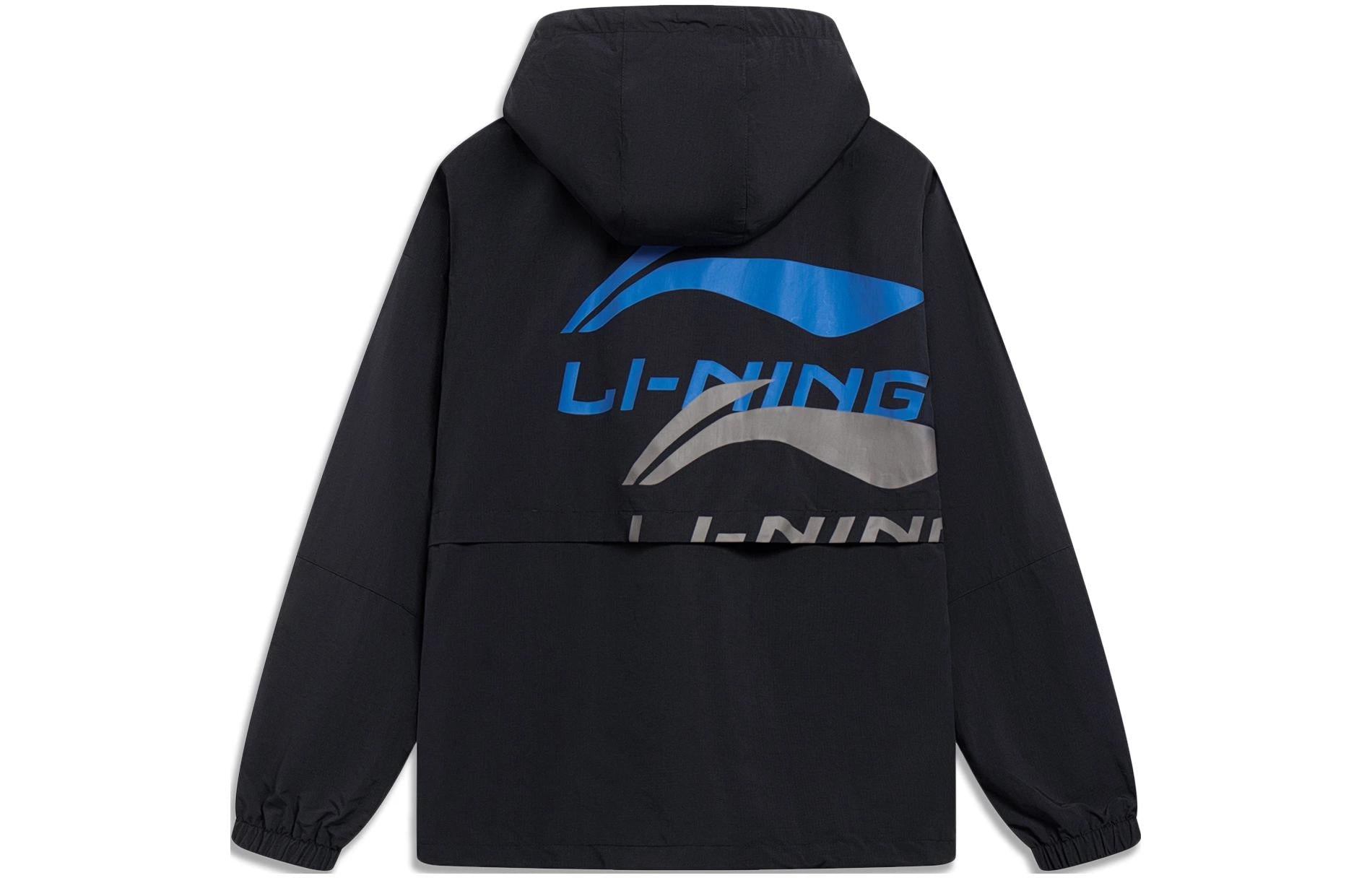 Li-Ning Double Logo Waterproof Hooded Jacket 'Black' AFDT523-1