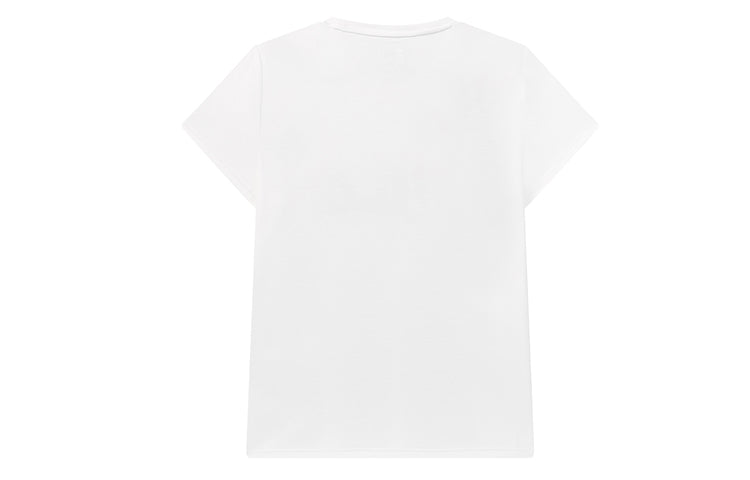 (WMNS) FILA Round Neck Short Sleeve White T-Shirt F61W028117F-WT