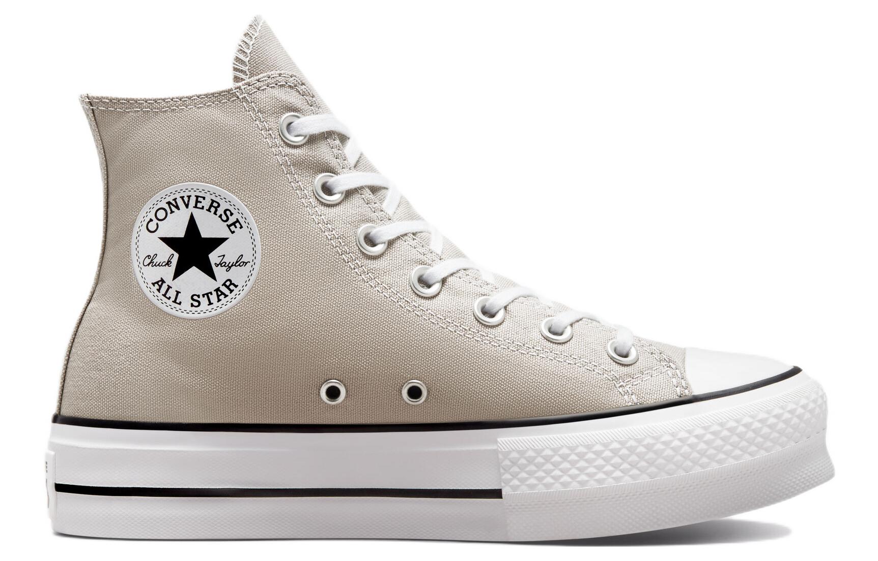 (WMNS) Converse Chuck Taylor All Star Lift Platform Canvas High Top 'Beige White' A02432C