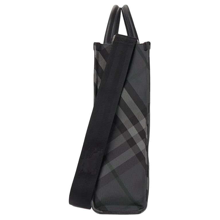 Burberry 25 Check Tote Shoulder Bag 'Black' 8111253