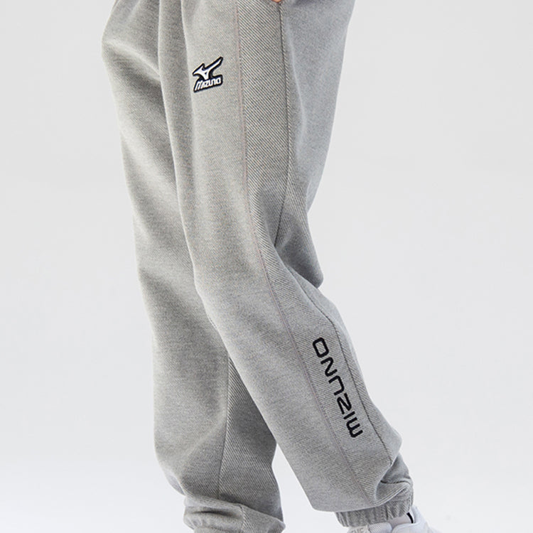 (GS) Mizuno Knit Trousers Pants 'Grey' 32CF2A56