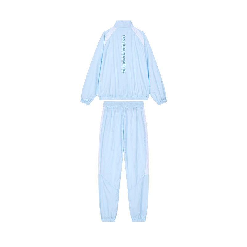 (GS) Under Armour Sportswear Track Jacket and Pants 'Blue White' 233204470