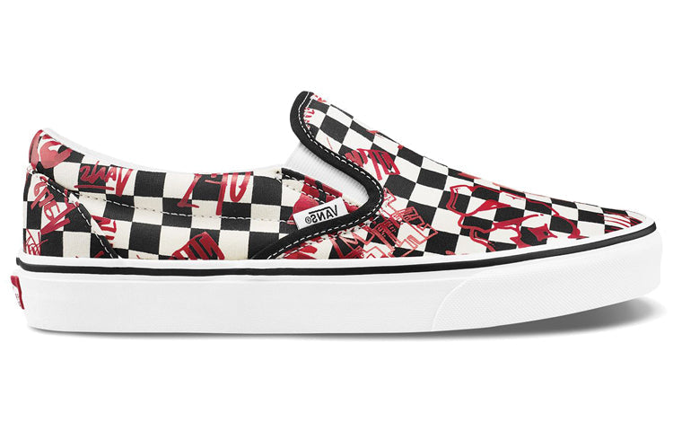 Vans Classic Slip-On 'Black White Red' VN0A4BV31IW