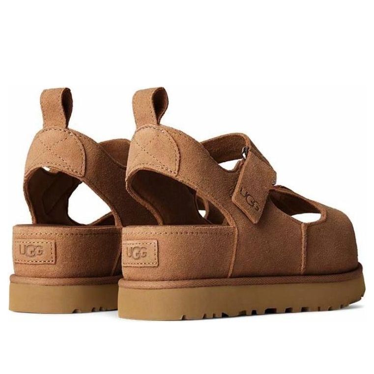 (WMNS) UGG Goldenstar Hi Sandal 'Chestnut' 1167356-CHE