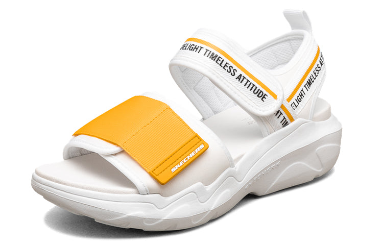 (WMNS) Skechers Anti-slip Fashion Sandals White/Yellow 88888346-WYL