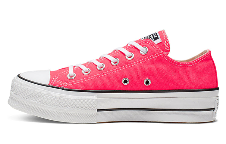 (WMNS) Converse Chuck Taylor All Star Clean Platform Low Top Thick Sole 'Red White' 565501C