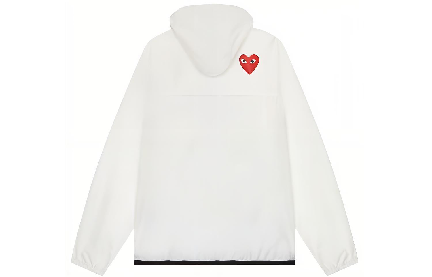 COMME des GARCONS PLAY x K-WAY Jacket Full Zip 'White' P1J501-WHITE